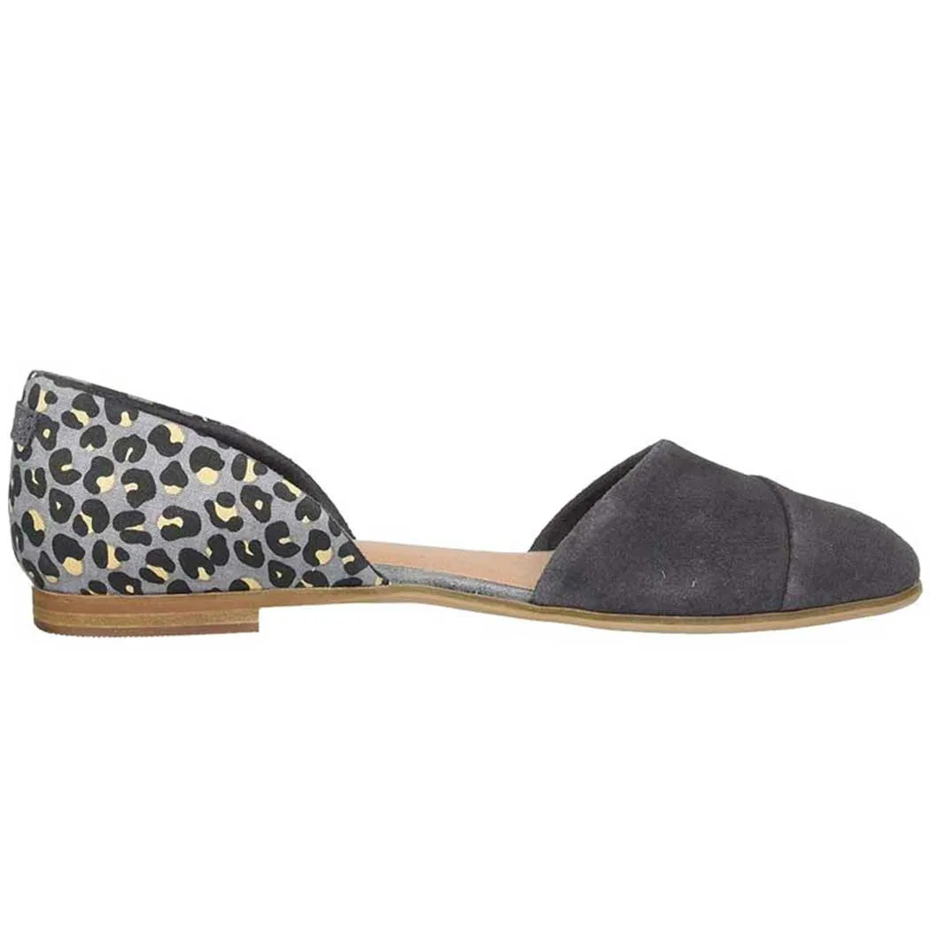 TOMS Shoes Jutti D'Orsay Grey Leopard 10016816 (Women's)