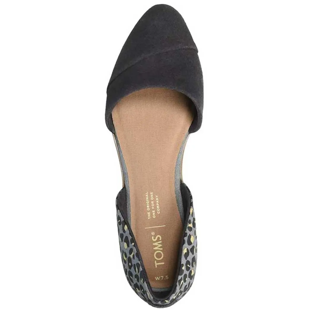 TOMS Shoes Jutti D'Orsay Grey Leopard 10016816 (Women's)