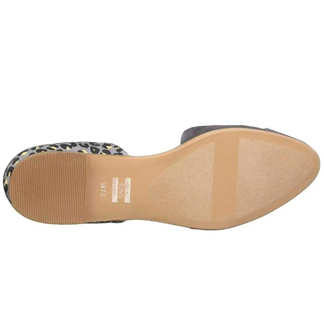 TOMS Shoes Jutti D'Orsay Grey Leopard 10016816 (Women's)