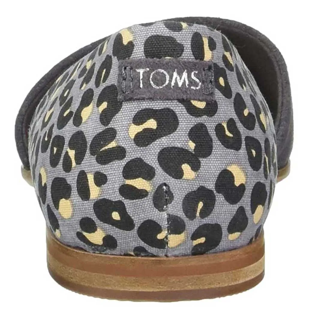 TOMS Shoes Jutti D'Orsay Grey Leopard 10016816 (Women's)