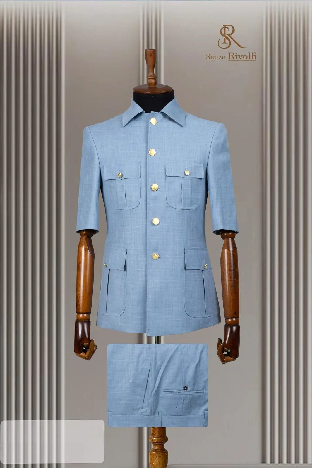 Turkish Short Sleeve Safari Suit