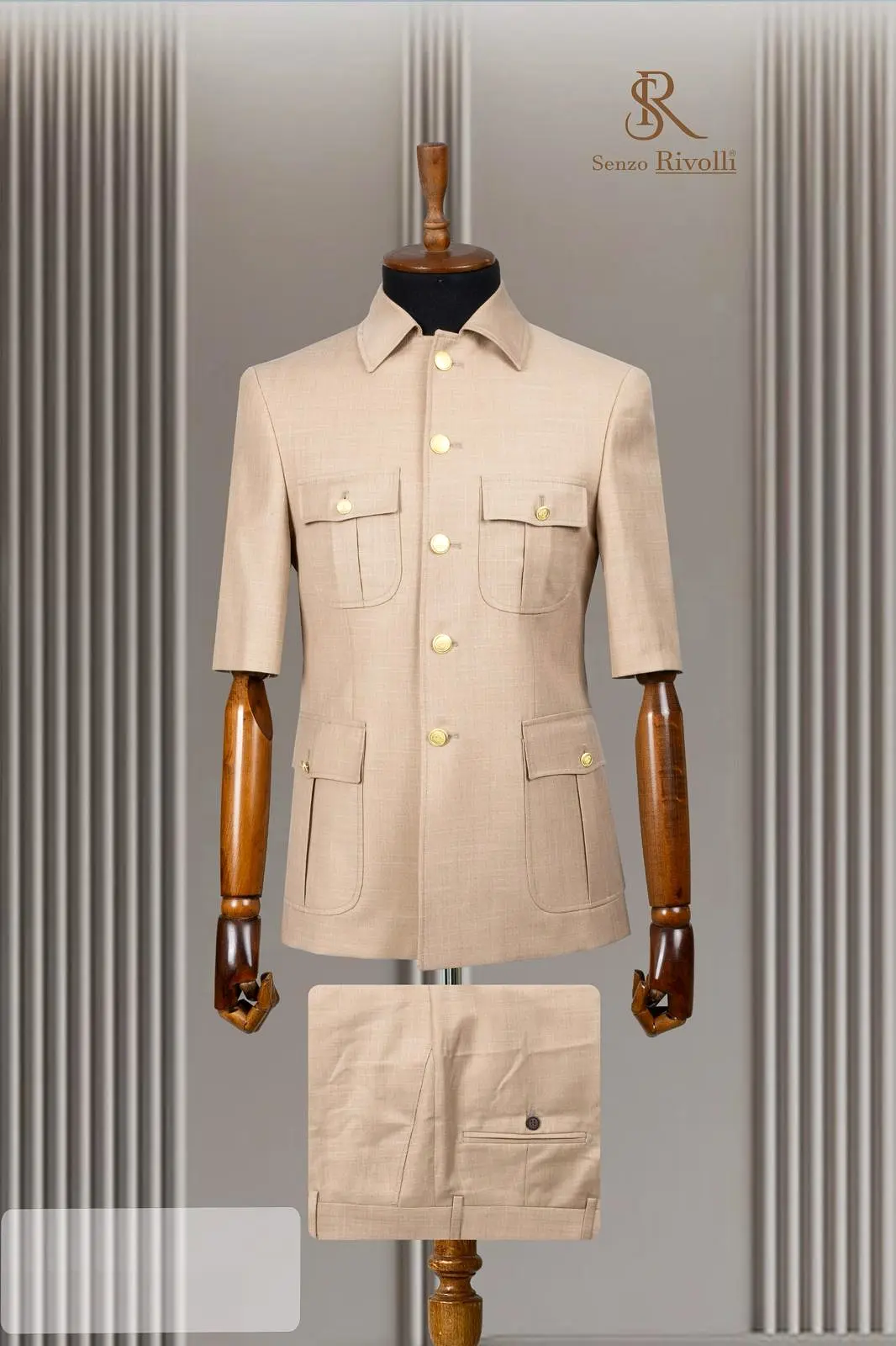 Turkish Short Sleeve Safari Suit