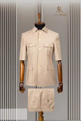 Turkish Short Sleeve Safari Suit