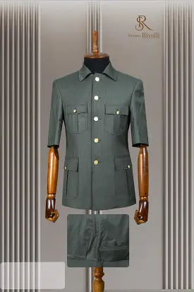 Turkish Short Sleeve Safari Suit