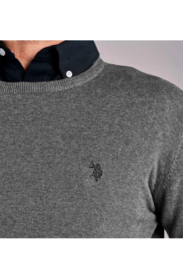 U.S. POLO ASSN. Knit Sweater Adair Dark Grey