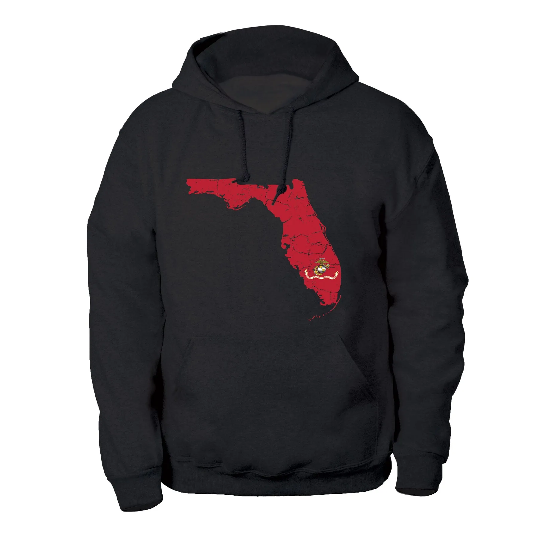 USMC Flag Choose Your State Hoodie