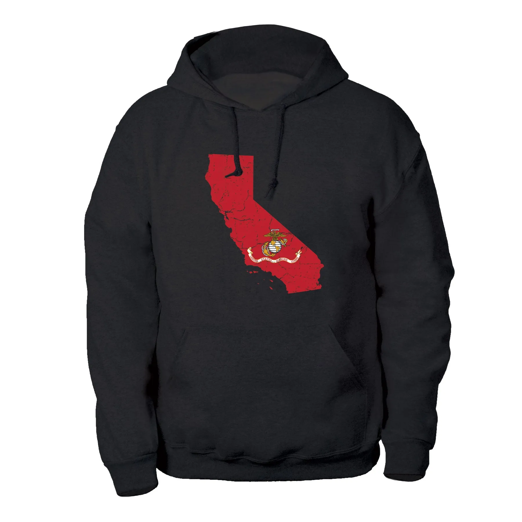 USMC Flag Choose Your State Hoodie