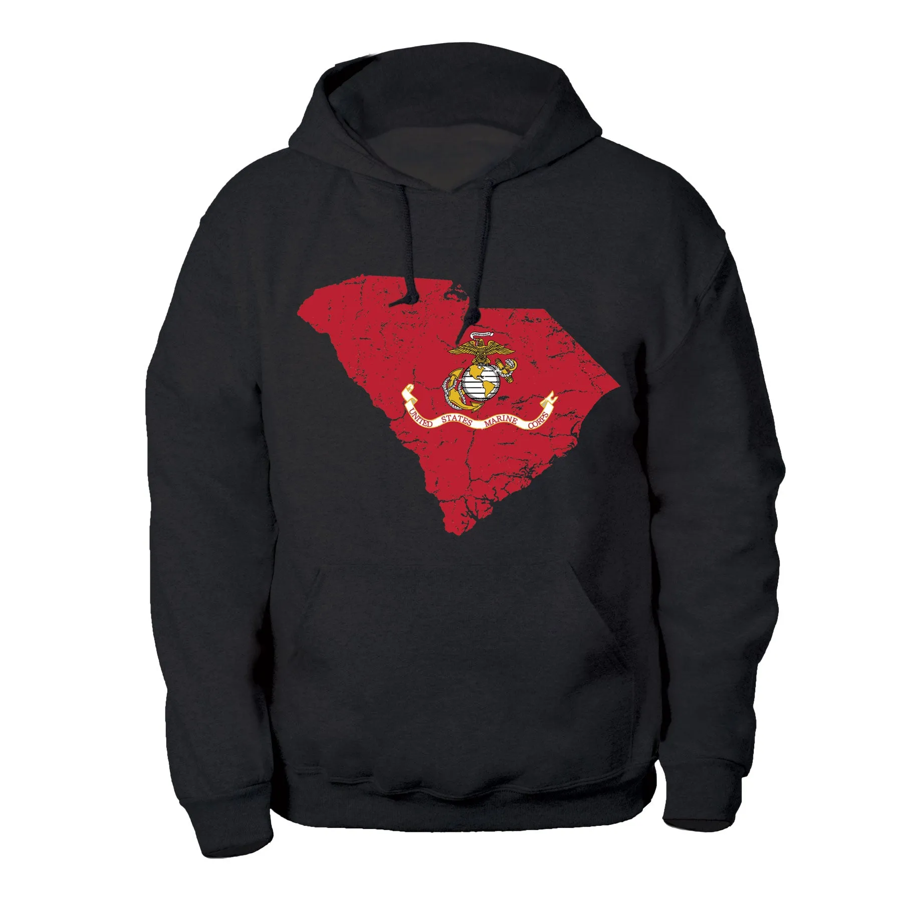 USMC Flag Choose Your State Hoodie