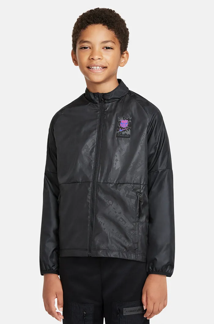 Waterproof Jacket Bara Nike in black - Junior