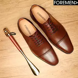 WILLIAM | Cognac Cap Toe Derby