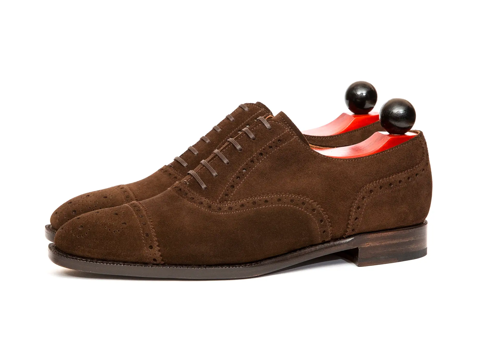 Windermere - MTO - Dark Brown Suede - LPB Last - Single Leather Sole